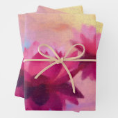 Abstrakte Lotus-Blume Geschenkpapier Set (Beispiel)