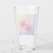 Abstrakte Lotus-Blume Glas (Rückseite)