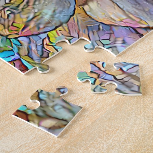 Abstrakte Lotus-Blume | Herausforderung hart Puzzle (Seite)