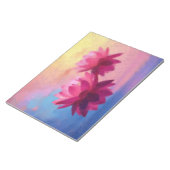 Abstrakte Lotus-Blume Notizblock (angewinkelt)
