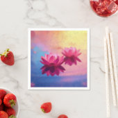 Abstrakte Lotus-Blume Serviette (Beispiel)