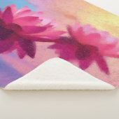 Abstrakte Lotus-Blume Sherpadecke (3/4)