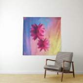 Abstrakte Lotus-Blume Wandteppich (Beispiel (Horizontal))