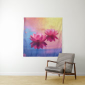 Abstrakte Lotus-Blume Wandteppich (Beispiel)