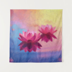 Abstrakte Lotus-Blume Wandteppich