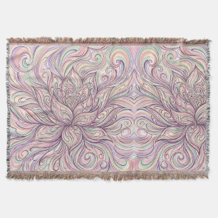 Abstrakte Lotus-Pastell-Tinte Moderne Decken