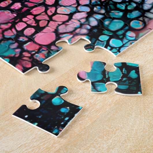 Abstrakte Löwe | Herausforderung Hard Jigsaw Puzzle (Seite)