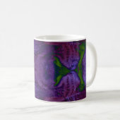 Abstrakte Löwe-Tasse Kaffeetasse (VorderseiteRechts)