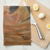 Abstrakte Löwensafari Geschirrtuch (Viertel Falte)