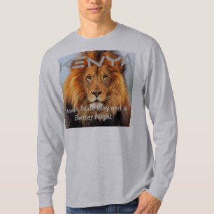 Abstrakte Löwensafari T-Shirt