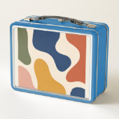Abstrakte Lunchbox im Mid-Century-Stil (Rückseite)