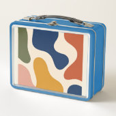 Abstrakte Lunchbox im Mid-Century-Stil (Vorderseite)