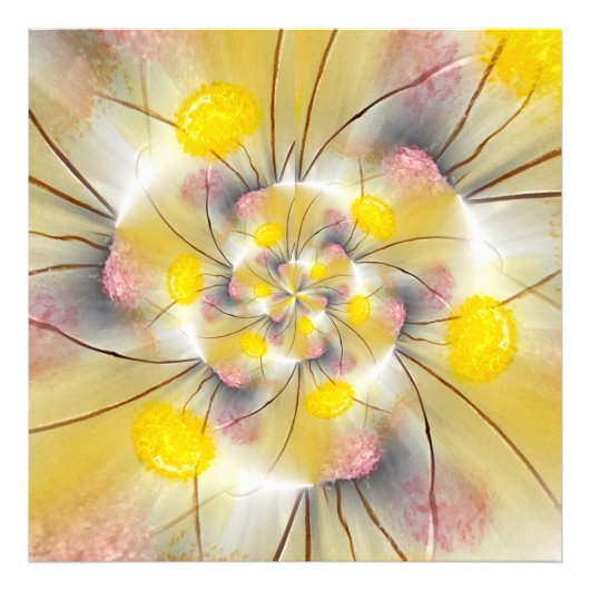 Abstrakte Lüster Fotodruck (Vorne)