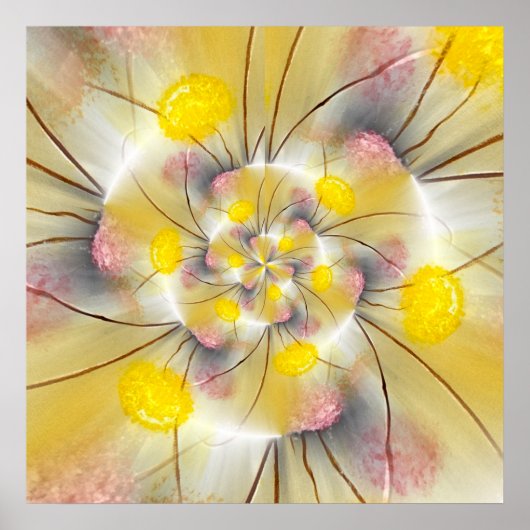 Abstrakte Lüster Poster (Vorne)