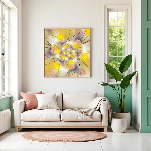 Abstrakte Lüster Poster