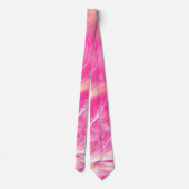 Abstrakte Lüster und Glühwürmchen rosa Krawatte (Rückseite)