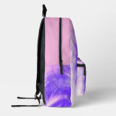 Abstrakte Lüster und Glühwürmchen Rosa Lila Bedruckter Rucksack (Links)