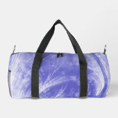 Abstrakte Lüsterne und Glühwürmchen Blau Duffle Bag (Rückseite)