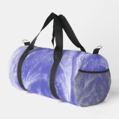Abstrakte Lüsterne und Glühwürmchen Blau Duffle Bag (Rechte Ecke)