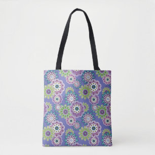 Abstrakte lustige Cartoon-Blumen floral Kinder ska Tasche