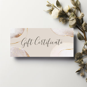 Abstrakte Luxus-Aquarell-Geschenkkarte