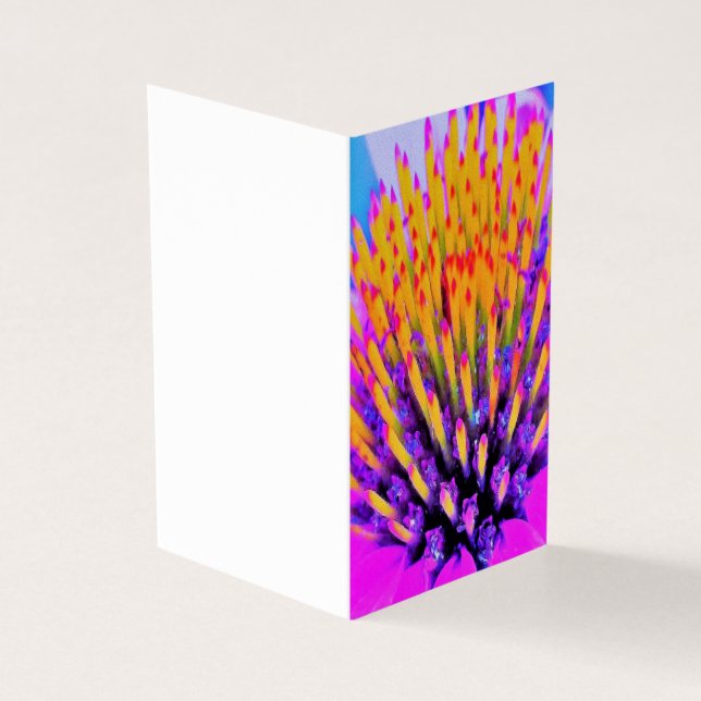 Abstrakte Macro Hot Pink und Gelb (Vorderseite)