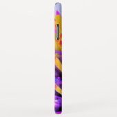 Abstrakte Macro Hot Pink und Gelb Case-Mate iPhone Hülle (Hinten/Rechts)