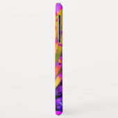 Abstrakte Macro Hot Pink und Gelb Case-Mate iPhone Hülle (Hinten/Links)