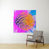 Abstrakte Macro Hot Pink und Gelb Wandteppich (Beispiel (Horizontal))