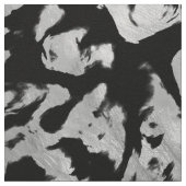 Abstrakte Magie - Silberschwarz Stoff (Nahaufnahme)