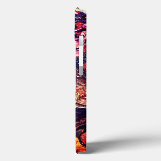 Abstrakte magische Blume rosa Gold Case-Mate iPhone Hülle (Rückseite / Links)