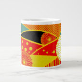 Abstrakte magische Landschaft Jumbo-Tasse (Vorderseite)