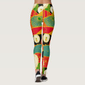 Abstrakte magische Landschaft Leggings (Rückseite)