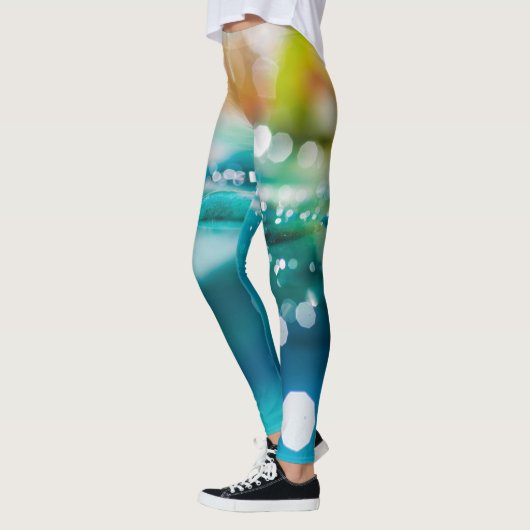 Abstrakte Makro-Leggings Leggings (Links)