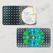 Abstrakte Maler Moderne Visitenkarte Platzkarte (Vorne/Hinten)