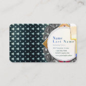 Abstrakte Maler Moderne Visitenkarte Platzkarte (Vorderseite)