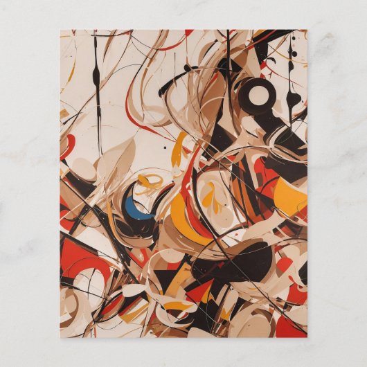 Abstrakte Malerei (Rückseite)