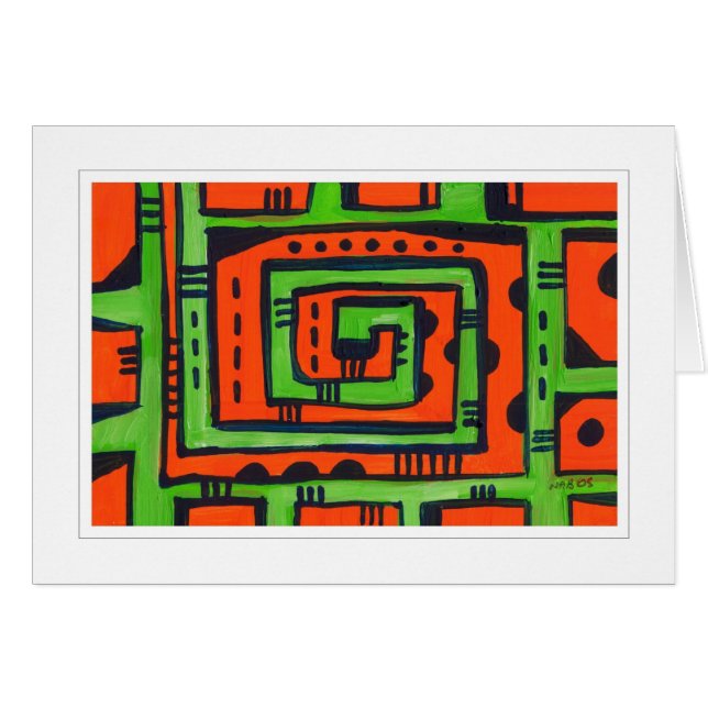 Abstrakte Malerei 01 (Vorderseite (Horizontal))