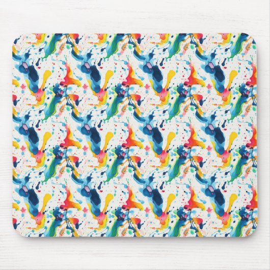 Abstrakte Malerei 02 Mousepad (Vorne)