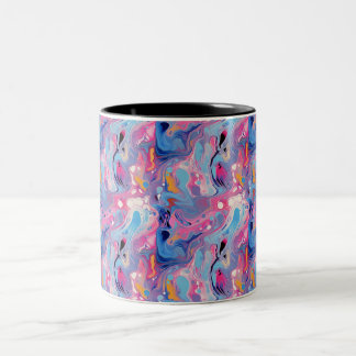 Abstrakte Malerei 03 Zweifarbige Tasse