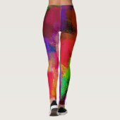 Abstrakte Malerei #2 Leggings (Rückseite)