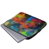 Abstrakte Malerei 34 Laptopschutzhülle (Vorne Knopf)