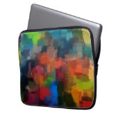 Abstrakte Malerei 34 Laptopschutzhülle (Vorderseite Links)