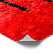 Abstrakte Malerei #3 von Red Sunset Poster (Ecke)