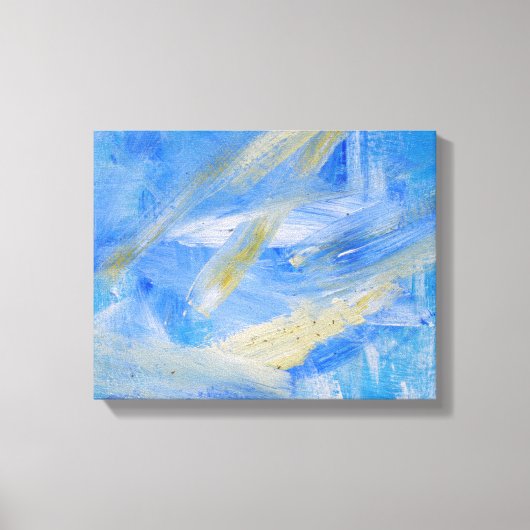 Abstrakte Malerei 51 "Bliss Leinwanddruck (Vorderseite)