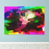 Abstrakte Malerei | Abstrakt Art. 17 Leinwanddruck (Insitu (Holzboden))