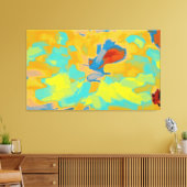 Abstrakte Malerei | Abstrakt Art. 7 Leinwanddruck (Insitu (Wohnzimmer))