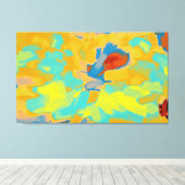 Abstrakte Malerei | Abstrakt Art. 7 Leinwanddruck (Insitu (Holzboden))