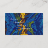 Abstrakte Malerei | Abstrakt Artikel 16 Visitenkarte (Rückseite)