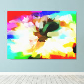 Abstrakte Malerei | Abstrakt Artikel 20 Leinwanddruck (Insitu (Holzboden))